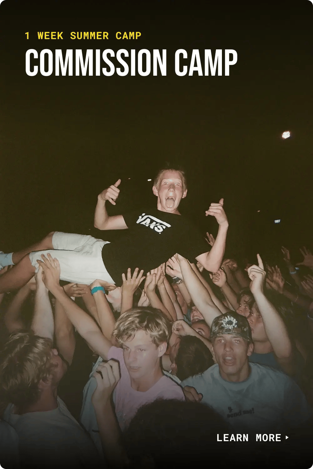 Commission Camp Card